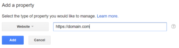 HTTPS-URL in Google hinzufügen