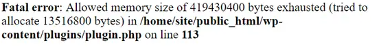 Fatal error: allowed memory size example